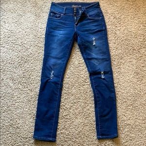 Bamboo high Waisted skinny Jeans